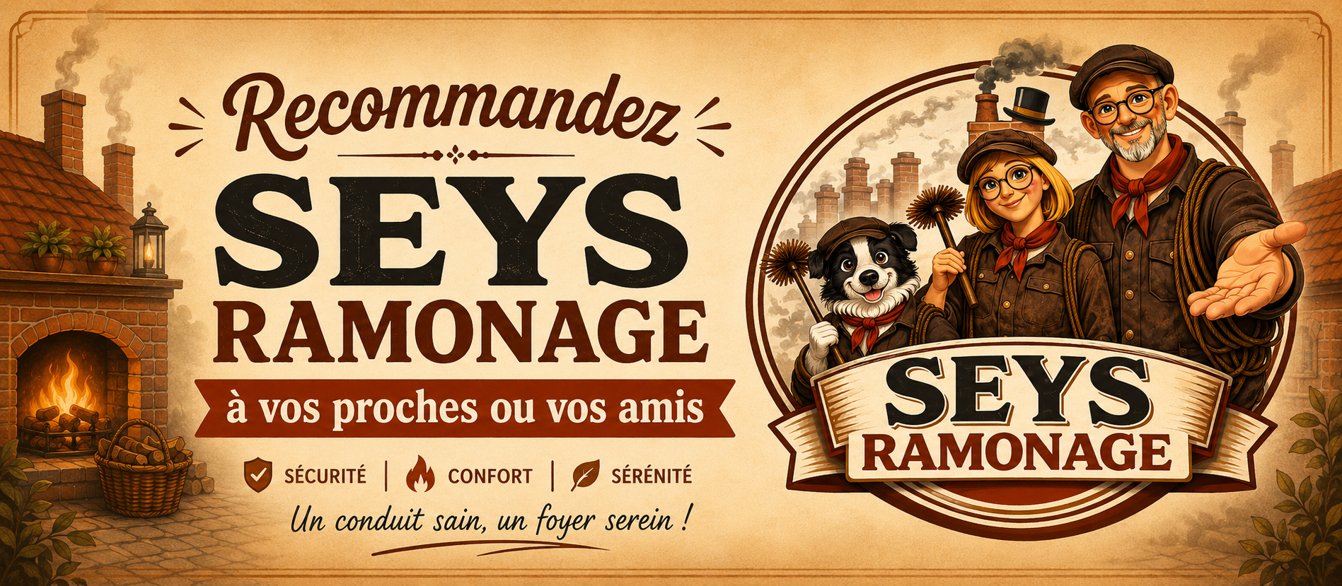Visuel SEYS RAMONAGE à partager