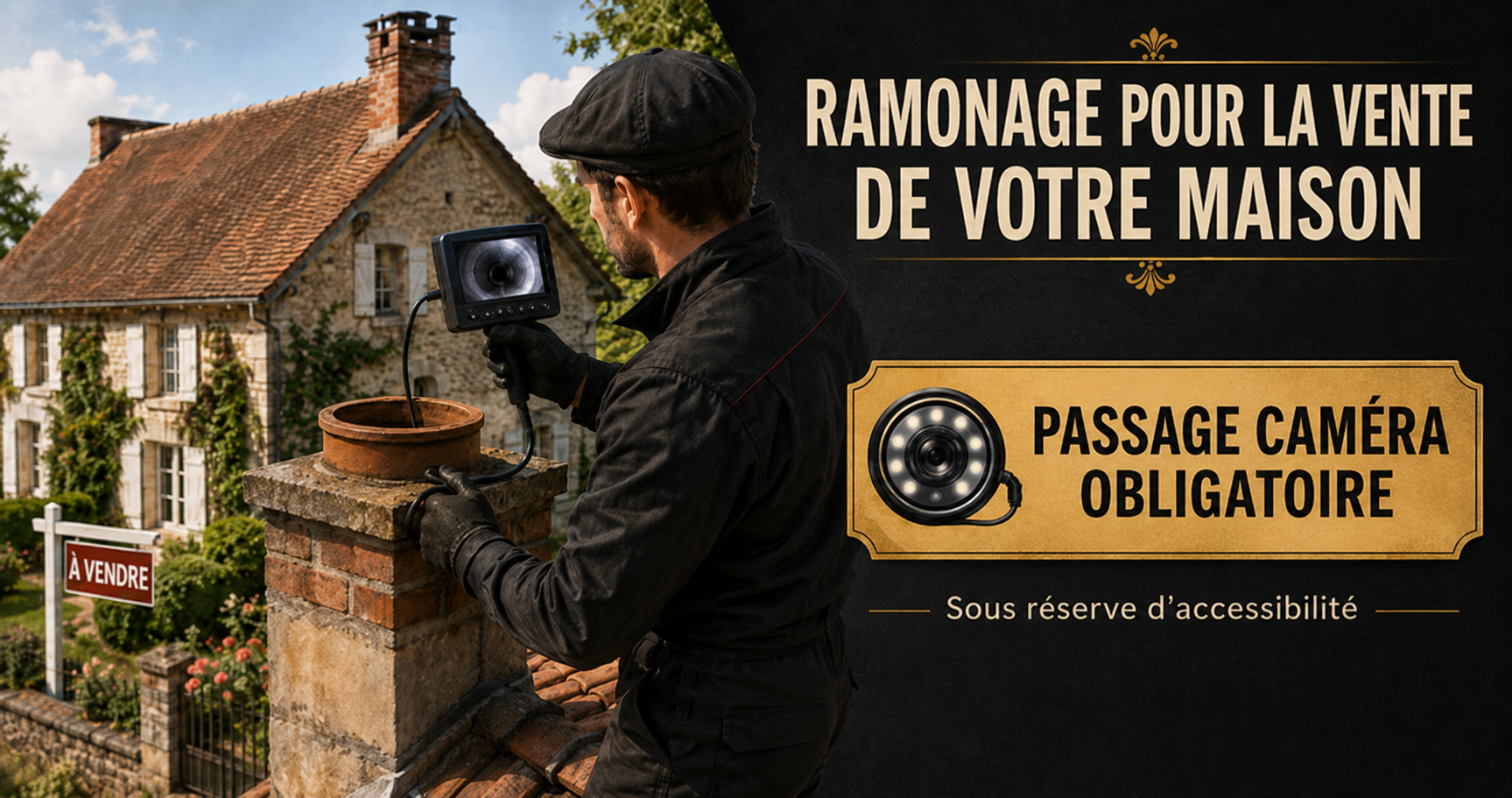 Ramonage pour la vente de votre maison